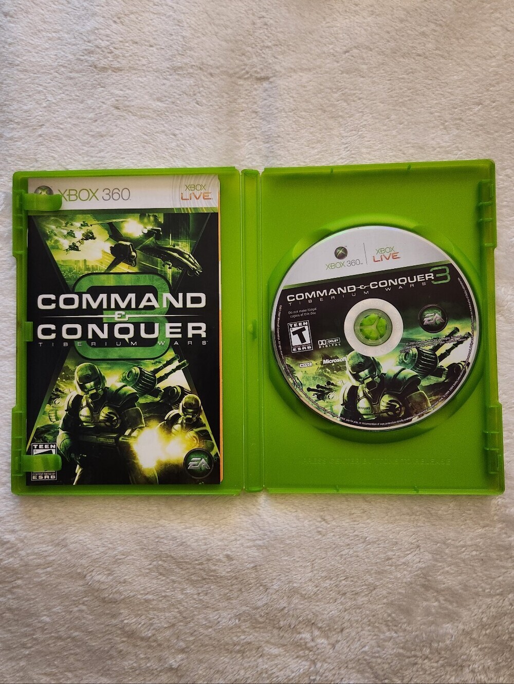 Xbox 360 4-Game Lot: Quake 4 Bonus Disc Ed, C&C 3, Battlefield, Ghost Recon ๐ฎ - Picture 13 of 15